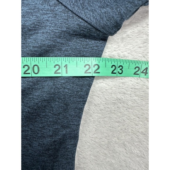 Public Rec Pullover Hoodie Mens Medium Blue Stretch Zipper Pocket Lightweight - Picture 9 of 11